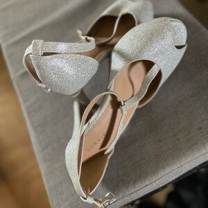 Torrid Sparkling Silver Heels